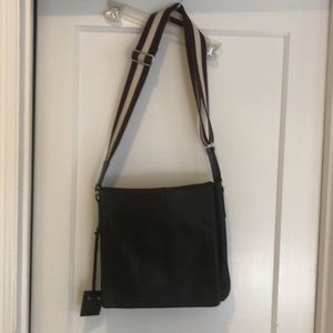 Bally Inspired Messenger Bag